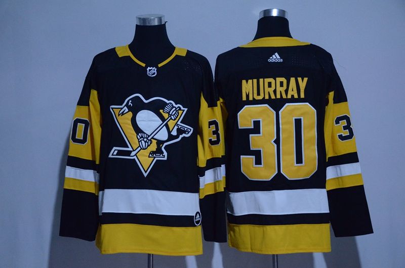 Men 2017 NHL Pittsburgh Penguins #30 Murray black Adidas Jerseys